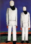 Kasimir Malevich Two men portrait oil painting picture wholesale